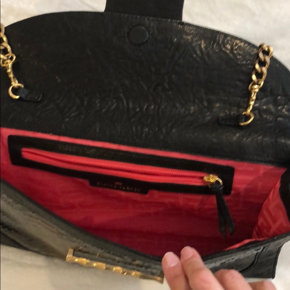 Elaine Turner envelope bag with gold hardware - Picture 3 of 4